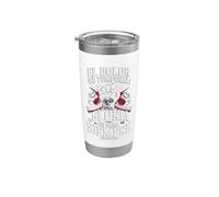 El dolor es temporal La gloria para siempre Vaso térmico de acero inoxidable de doble pared