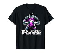 El Dolor es Temporal Trys Are Forever Rugby Design Rugby Camiseta