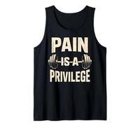 El Dolor es un privilegio Entrenador Personal de Gimnasio Motivacional Camiseta sin Mangas