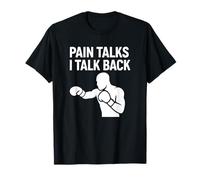 El Dolor Habla I Talk Back mentalidad de Boxeo Camiseta
