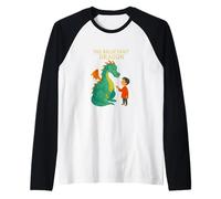 El dragón renuente Kenneth Grahame Gentle Fantasy Classic Camiseta Manga Raglan