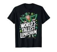 El Duende más Alto del Mundo Día de San Patricio Persona Alta Camiseta