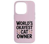 El dueño de Gato más Bueno del Mundo Divertido Amante de Las Mascotas Dicho Carcasa para iPhone 14 Pro