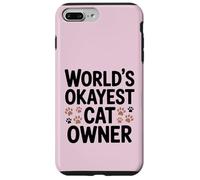 El dueño de Gato más Bueno del Mundo Divertido Amante de Las Mascotas Dicho Carcasa para iPhone 7 Plus/8 Plus