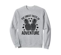 El dulce sabor de la fruta de aventura Piña tropical de verano Sudadera