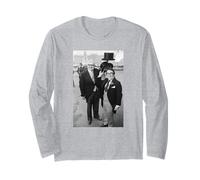 El dúo de Comedia de los Dos Ronnies en el Palacio de Buckingham 1978 Manga Larga