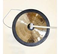 El duque de madera chino, Gong chino de cobre con mazo y cordón (varios tamaños)(2,45cm)