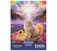 El El Selkirk Rex Puzzle 1000 Piezas Rompecabezas DIY Gato Mascota Juego Educativo para Adultos Y Niños para Adultos Y Niños Mayores De 12 Años38x26cm/1000pcs