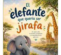 El elefante que quería ser jirafa: Una aventura sobre la identidad, la amistad y el valor de aceptarse tal como uno es.