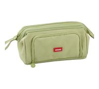 El elegante santuario del escritor: Estuche portátil para lápices con una construcción de alta calidad, para uso diario (verde)