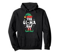 El Elfo GI-MA Funny Christmas Matching Family Group Sudadera con Capucha