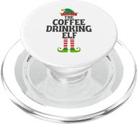 El Elfo Que Bebe el café - Grupo Familiar a Juego de Navidad PopSockets PopGrip para MagSafe