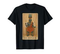El Emperador Amón Dios Egipcio Retro Tarot Card Camiseta