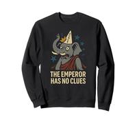 El emperador no tiene pistas - Divertida sátira política Sudadera