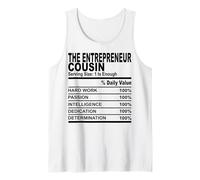 El emprendedor primo nutrición hecho divertido primos hombres mujeres Camiseta sin Mangas