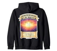 El emprendimiento Cristiano es mi Ministerio Jesús Sudadera con Capucha