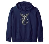 El encantamiento de Crocell Demon Illustration Sudadera con Capucha