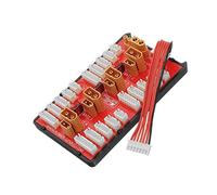 El Enchufe de la Placa de Carga paralela ICQUANZX XT30 XT60 admite 4 Paquetes de baterías Lipo 2-8S baterías cargadas para Modelos RC