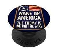 El Enemigo está Dentro del Alambre PopSockets PopGrip Adhesivo