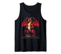 El Enfoque Feroz del Dragón Rojo Kickoff Camiseta sin Mangas