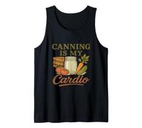 El enlatado es mi cardio | Divertido diseño de granja Camiseta sin Mangas