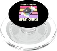 El Entrenador de TDAH más Bueno del Mundo Apreciación del Entrenador neurodivergente PopSockets PopGrip para MagSafe