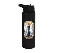 El equilibrio del zodiaco Libra Astrología Septiembre Octubre Símbolo Stainless Steel Insulated Water Bottle