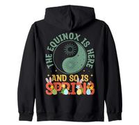El equinoccio está aquí y también lo es el equinoccio de Primavera Pascua pagana Sudadera con Capucha