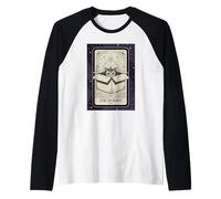 El Ermitaño Tarot Card Cat In A Box Witchy Funny Introvertido Camiseta Manga Raglan