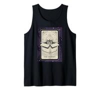 El Ermitaño Tarot Card Cat In A Box Witchy Funny Introvertido Camiseta sin Mangas