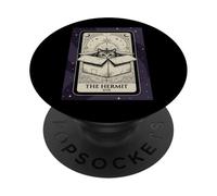 El Ermitaño Tarot Card Cat In A Box Witchy Funny Introvertido PopSockets PopGrip Adhesivo