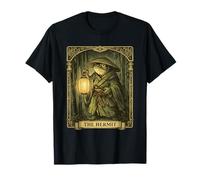 El Ermitaño Tarot Tarjeta Samurai Rana Arte Japonés Introvertido Camiseta
