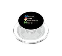 El Error matemático Permite Que el Pensamiento suceda Humor del Profesor PopSockets PopGrip para MagSafe