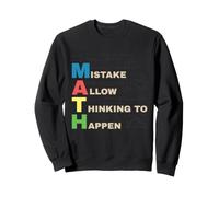 El Error matemático Permite Que el Pensamiento suceda Humor del Profesor Sudadera