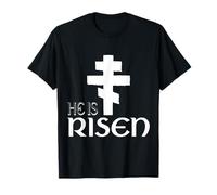 Él es Cristianismo ortodoxo resucitado Griego ortodoxo Oriental Camiseta