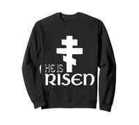 Él es Cristianismo ortodoxo resucitado Griego ortodoxo Oriental Sudadera