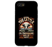 Él es dueño del Ganado en mil colinas Puerta de Entrada de la Biblia Salmo 50 Carcasa para iPhone SE (2020) / 7/8