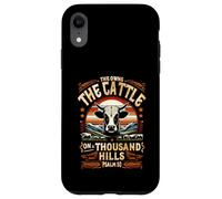 Él es dueño del Ganado en mil colinas Puerta de Entrada de la Biblia Salmo 50 Carcasa para iPhone XR