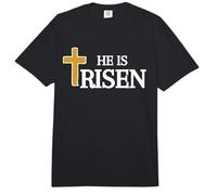Él es Jesús resucitado Fe Cristo Dios Mateo 28:6 Comfort Colors Adult Heavyweight T-Shirt