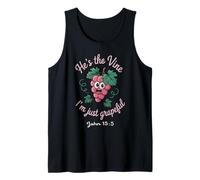 Él es la vid. Sólo soy Grapeful Juan 15:5 Camiseta sin Mangas