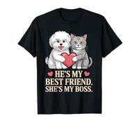 Él Es Mi Mejor Amigo. Ella Es Mi Jefa Camiseta