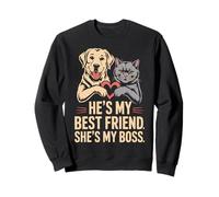 Él Es Mi Mejor Amigo, Ella Es Mi Jefa Sudadera