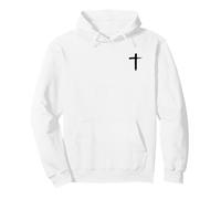 Él es mi Roca, mi salvación, impresión Cristiana de anverso y Reverso Sudadera con Capucha