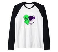 Él es mi Tipo de Pareja RARA Que ama los Nerd del diseño Camiseta Manga Raglan