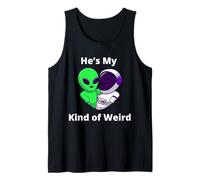 Él es mi Tipo de Pareja RARA Que ama los Nerd del diseño Camiseta sin Mangas