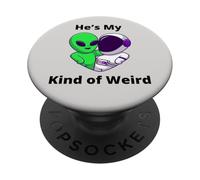 Él es mi Tipo de Pareja RARA Que ama los Nerd del diseño PopSockets PopGrip Adhesivo