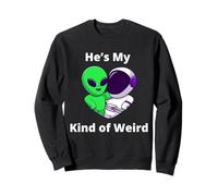 Él es mi Tipo de Pareja RARA Que ama los Nerd del diseño Sudadera