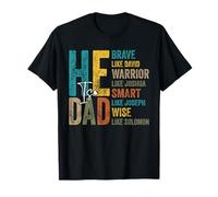 Él es papá versículo religioso de la Biblia Christian Happy Father's Day Camiseta