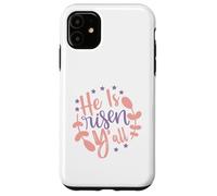 Él es Resucitado Todos Pascua Jesús Resurrección Domingo Cristiano Carcasa para iPhone 11