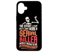 El Esfuerzo Que puse para no ser un Asesino en Serie Carcasa para iPhone 16 Plus